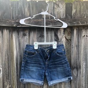 Mid-Length Jean Shorts